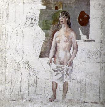 巴勃羅 畢加索 畫家和他的模特兒